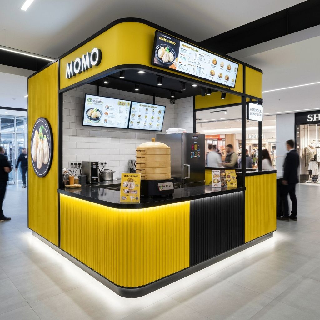 Yumm Momo mall kiosk